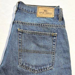 Open Trail Jeans 36x32 Men's  Medium wash
